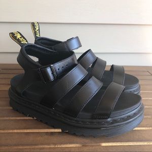 Dr Martens Blaire Hydro Leather Gladiator Sandals